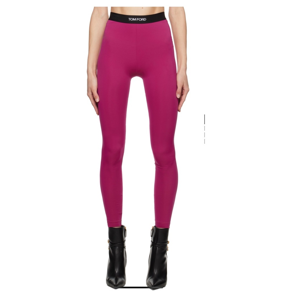 Tom Ford pink Nylon Pink Leggings **AUTHENTIC**